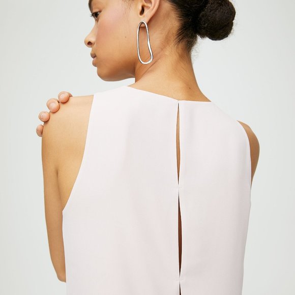 Babaton Maddox Back Slit Blouse - Baby Blue - Picture 2 of 9